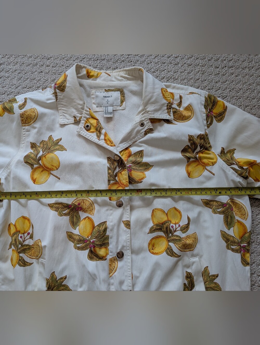 Fun Fruit Patterned Light Spring Jacket - Picture 4 of 8